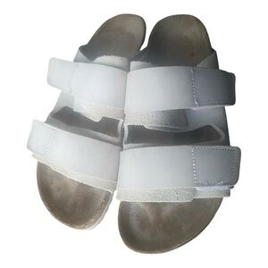 Birkenstock White Sandals with Adjustable Straps Size 39